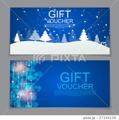 Gift Voucher Template for Christmas and New Year Gift Voucher Template for Christmas and New Year 27144156