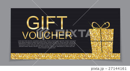 Gift Voucher Template for Christmas and New Year 27144161
