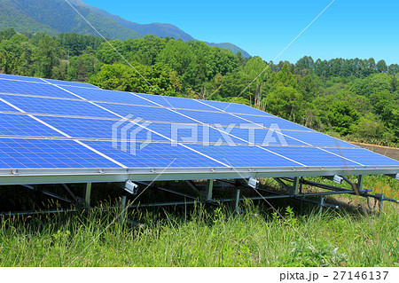 高原のメガソーラー_岡山県蒜山高原 高原のメガソーラー_岡山県蒜山高原 27146137