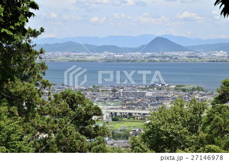 日吉東照宮から琵琶湖をながめる 27146978