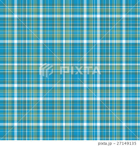 Checkered fabric tartan textile. Vector seamless 27149135