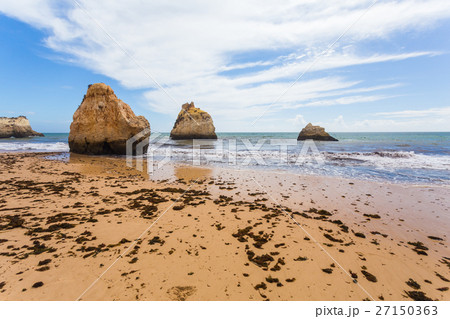 Rocky cliffs on the coast of the Atlantic ocean 27150363