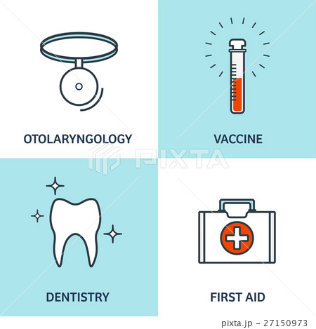 Vector illustration. Flat medical background Vector illustration. Flat medical background 27150973