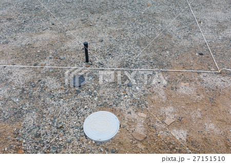 地縄張り 建築予定地 マンホール 地縄張り 建築予定地 マンホール 27151510
