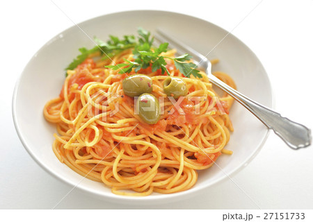 スパゲッティ、トマトソース スパゲッティ、トマトソース 27151733