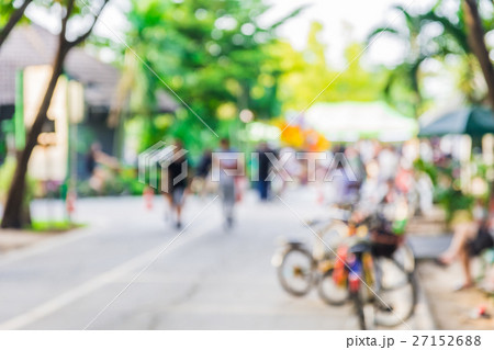 blurred motion background of summer activities 27152688