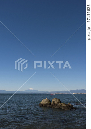 森戸海岸から見る富士山 27155628