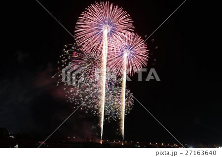 長野えびす講煙火大会冬の花火 27163640