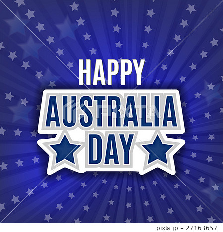 Australia Day - 26 January -  Vintage Typographic 27163657