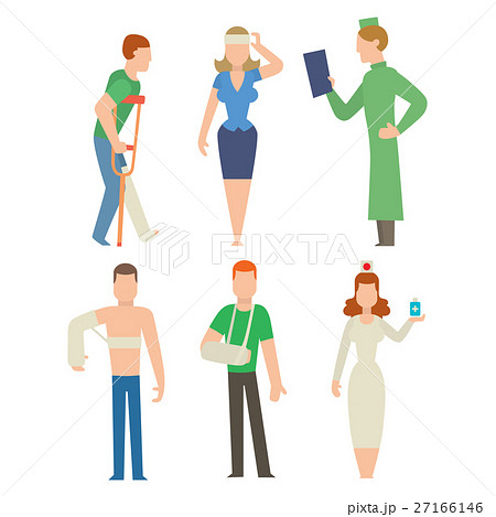 Trauma accident and human body safety vector Trauma accident and human body safety vector 27166146