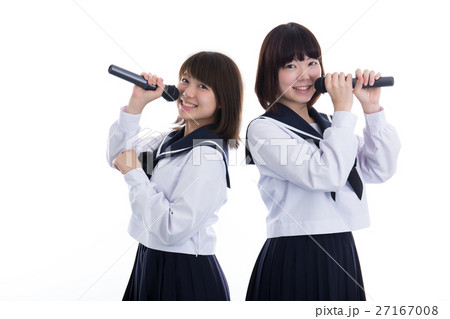 写真素材: 学生歌うイメージ