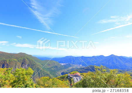 日光　明智平からの風景　【秋晴れ・青空】 27168358