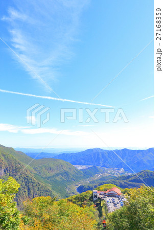 日光　明智平からの風景　【秋晴れ・青空】 27168359