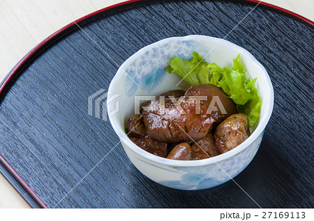 鶏肝のしぐれ煮 27169113