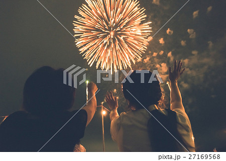 花火大会の写真素材
