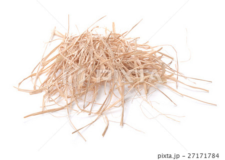 A bundle of straw on white background 27171784