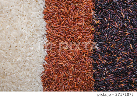 red, black and white rice background or texture red, black and white rice background or texture 27171875