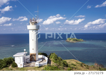 石垣島の平久保崎と灯台 27173279