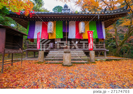 京都　今熊野観音寺の紅葉　 27174703