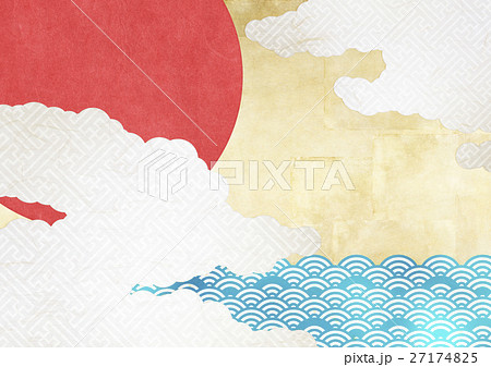 和を感じる背景素材 27174825