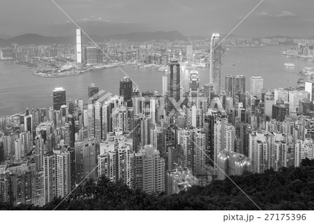 Aerial view Hong Kong city Aerial view Hong Kong city 27175396
