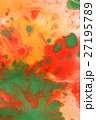 Warm abstract background red, yellow, orange ink 27195789