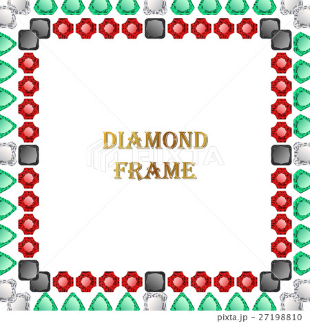 Diamonds square frame 27198810