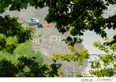 Landscape with mountain river and forest Landscape with mountain river and forest 27199947