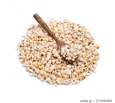 millet grains on white background 27200464