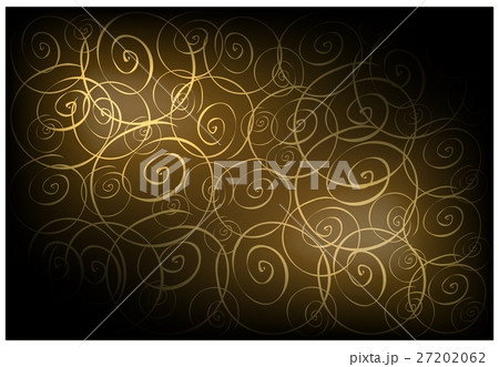 Brown Vintage Wallpaper with Spiral Pattern 27202062