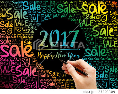 2017 Happy New Year. Christmas background 2017 Happy New Year. Christmas background 27203309