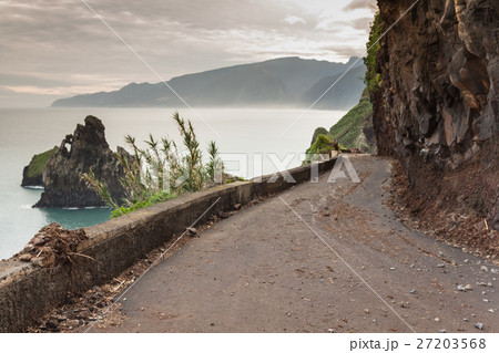 an empty road in Madeira island, Portugal 27203568
