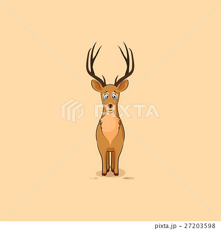 Illustration isolated emoji character cartoon sad 27203598