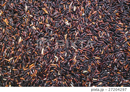 black rice background or texture 27204297