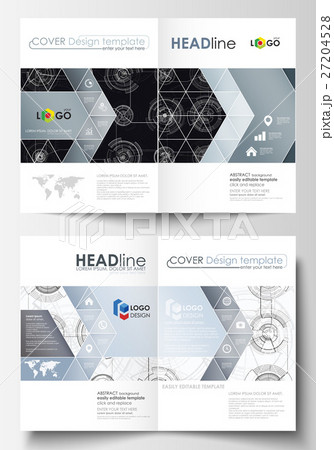 Business templates for bi fold brochure, magazine 27204528