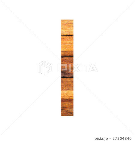 English alphabet with old wood texture. 27204846