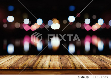 Empty wooden table with abstract light background. Empty wooden table with abstract light background. 27205285