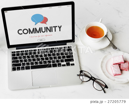 Social Blog Communication Connection Message Concept 27205779