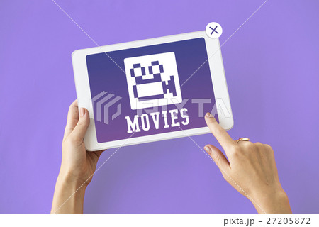 Movie Entertainment Camera Icon Concept 27205872