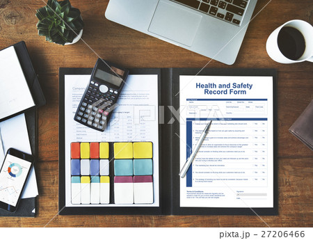 Health Check Form Claim History Record Concept Health Check Form Claim History Record Concept 27206466