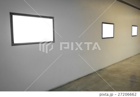 TV screen on wall . TV screen on wall . 27206662