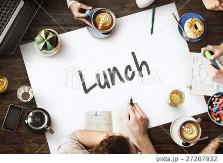 Time for Lunch Break Meal Food Cuisine Healthy Eating Concept 27207932