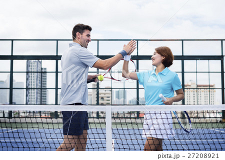Tennis Training Coaching Exercise Athlete Active Concept 27208921