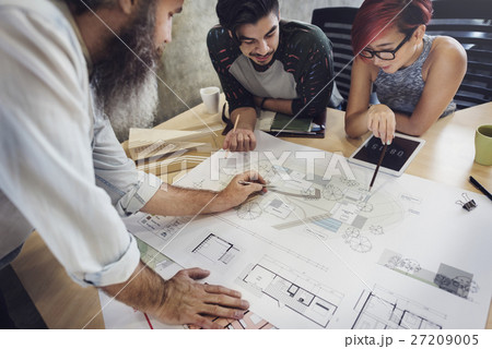 Design Studio Architect Creative Occupation Meeting Blueprint Concept Design Studio Architect Creative Occupation Meeting Blueprint Concept 27209005