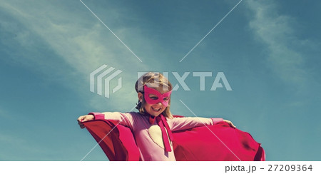 Little Girl Super Hero Concept Little Girl Super Hero Concept 27209364