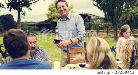Group Of People Dining Concept Group Of People Dining Concept 27209412