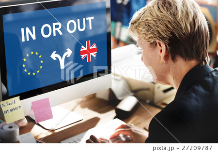 Brexit Bremain UK EU Referendum Concept 27209787
