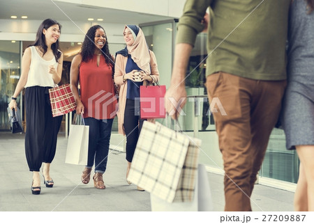 Group Of People Shopping Concept Group Of People Shopping Concept 27209887
