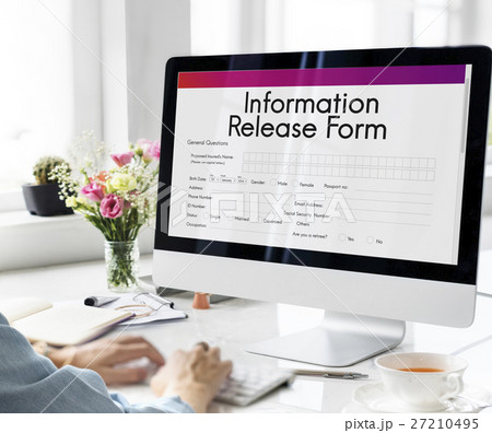 Information Release Form Document Concept Information Release Form Document Concept 27210495