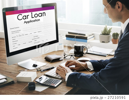 Car Loan Finance Application Money Concept 27210591